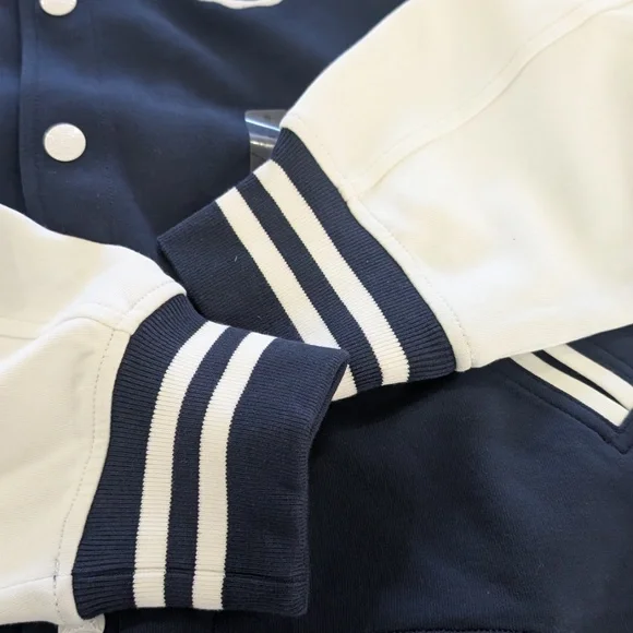 POLO RALPH LAUREN US Open Baseball Jacket Navy White Womens S NWT $298 Varsity - Picture 11 of 17